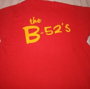B 52's concert tee by Hanes,Xl,Red,short sleeve
